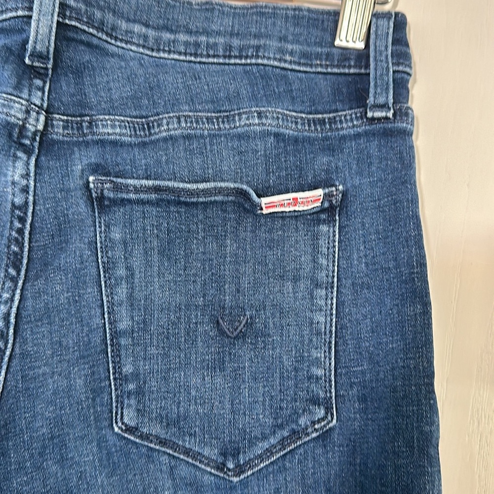 HUDSON Krista Low-Rise Super Skinny Ankle Jean 30 medium dark wash